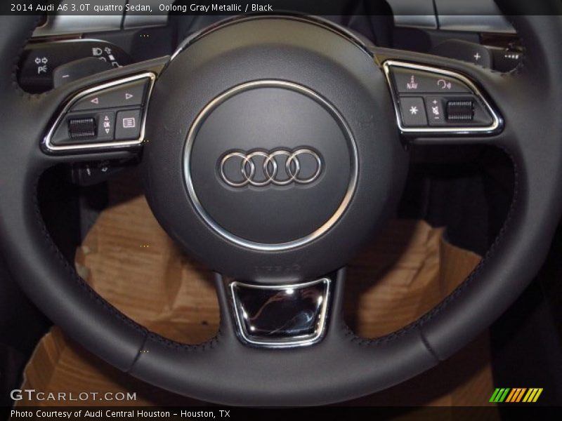 Oolong Gray Metallic / Black 2014 Audi A6 3.0T quattro Sedan