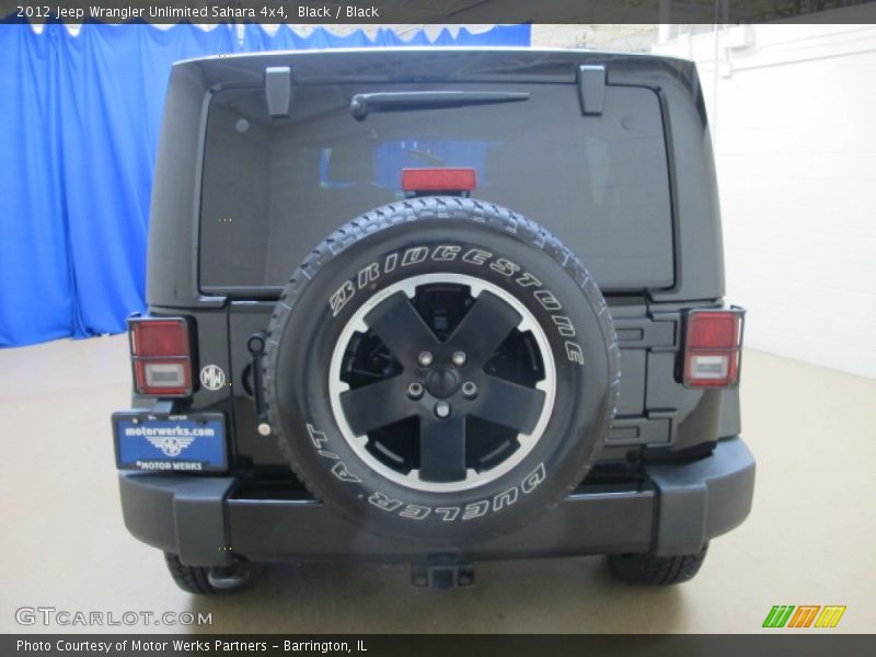 Black / Black 2012 Jeep Wrangler Unlimited Sahara 4x4