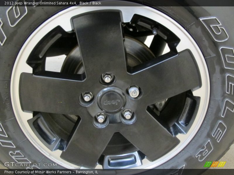 Black / Black 2012 Jeep Wrangler Unlimited Sahara 4x4