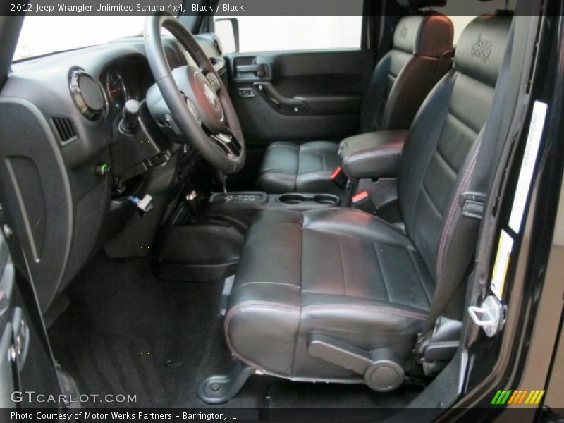 Black / Black 2012 Jeep Wrangler Unlimited Sahara 4x4