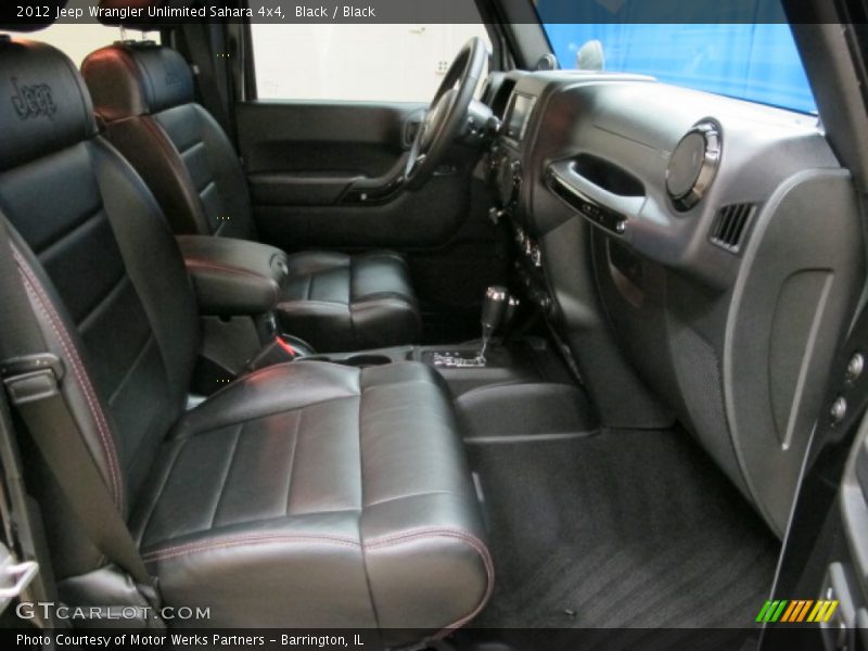 Black / Black 2012 Jeep Wrangler Unlimited Sahara 4x4
