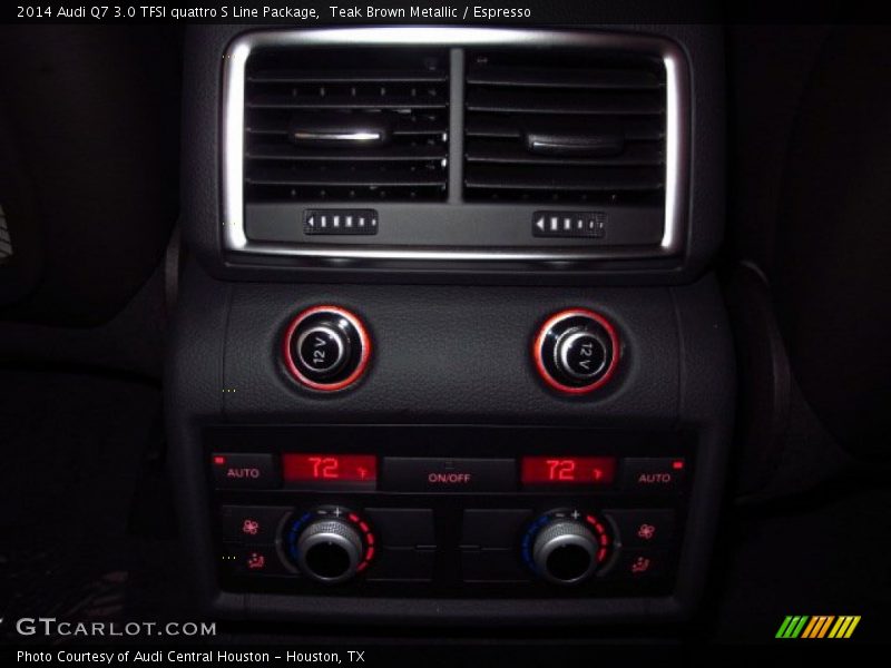 Teak Brown Metallic / Espresso 2014 Audi Q7 3.0 TFSI quattro S Line Package