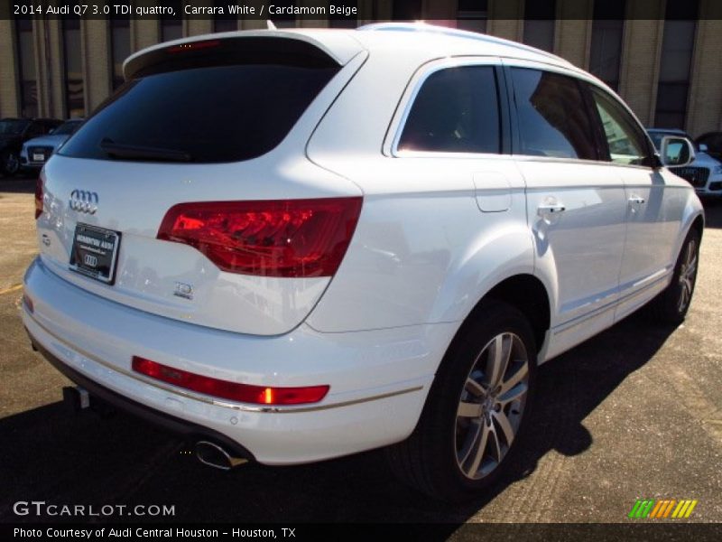 Carrara White / Cardamom Beige 2014 Audi Q7 3.0 TDI quattro