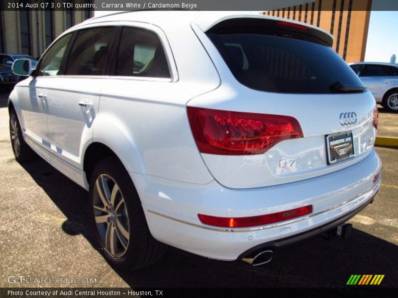 Carrara White / Cardamom Beige 2014 Audi Q7 3.0 TDI quattro