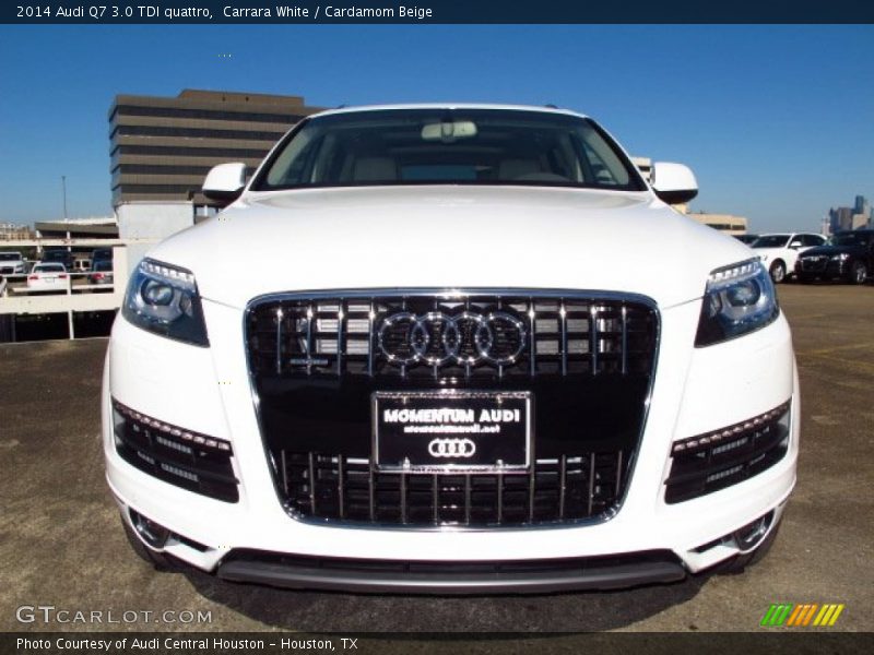 Carrara White / Cardamom Beige 2014 Audi Q7 3.0 TDI quattro