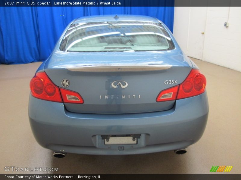 Lakeshore Slate Metallic / Wheat Beige 2007 Infiniti G 35 x Sedan