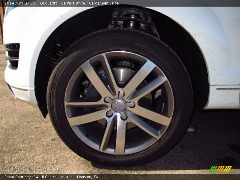 Carrara White / Cardamom Beige 2014 Audi Q7 3.0 TDI quattro