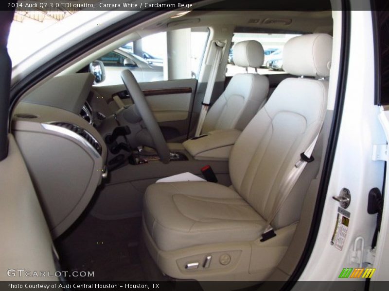 Carrara White / Cardamom Beige 2014 Audi Q7 3.0 TDI quattro