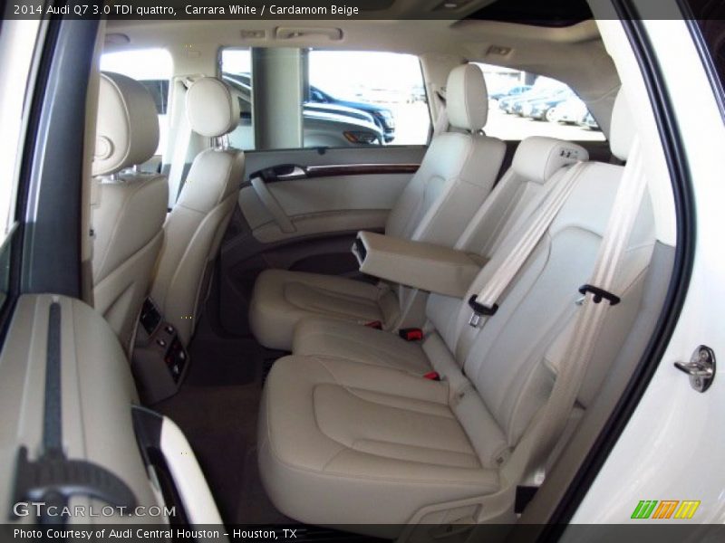 Carrara White / Cardamom Beige 2014 Audi Q7 3.0 TDI quattro