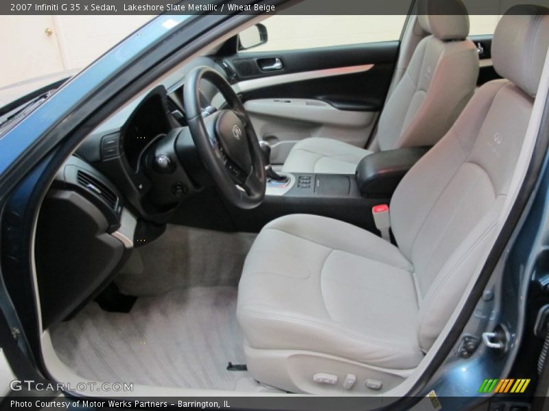 Lakeshore Slate Metallic / Wheat Beige 2007 Infiniti G 35 x Sedan