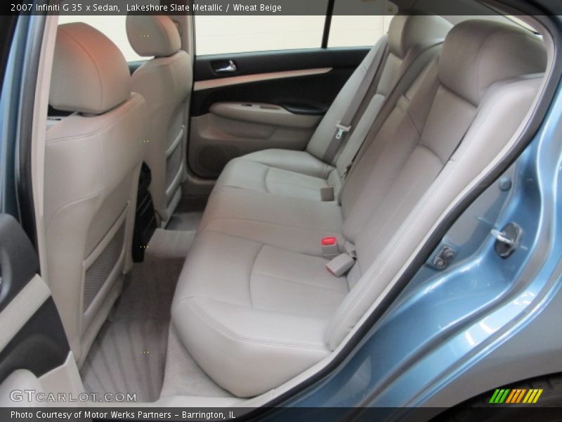 Lakeshore Slate Metallic / Wheat Beige 2007 Infiniti G 35 x Sedan