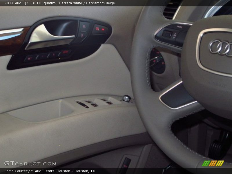 Carrara White / Cardamom Beige 2014 Audi Q7 3.0 TDI quattro