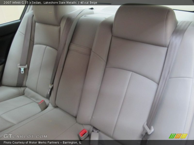 Lakeshore Slate Metallic / Wheat Beige 2007 Infiniti G 35 x Sedan
