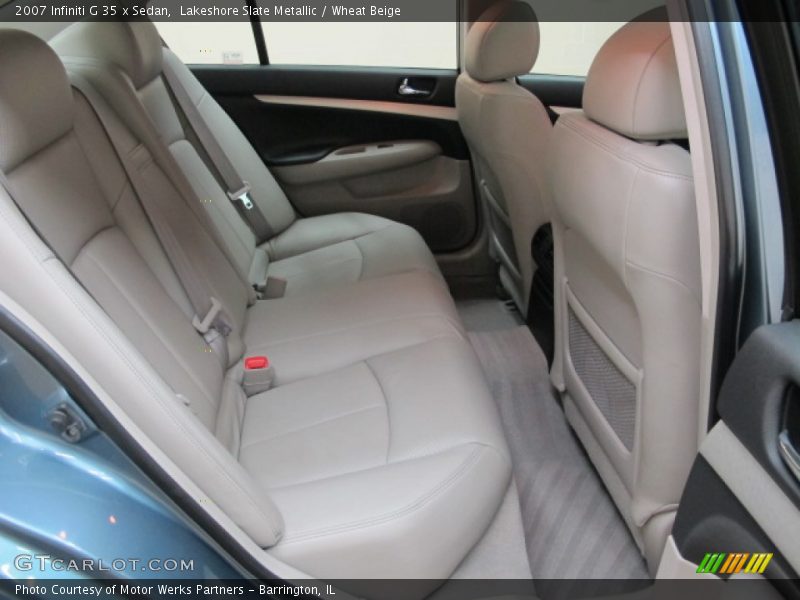 Lakeshore Slate Metallic / Wheat Beige 2007 Infiniti G 35 x Sedan