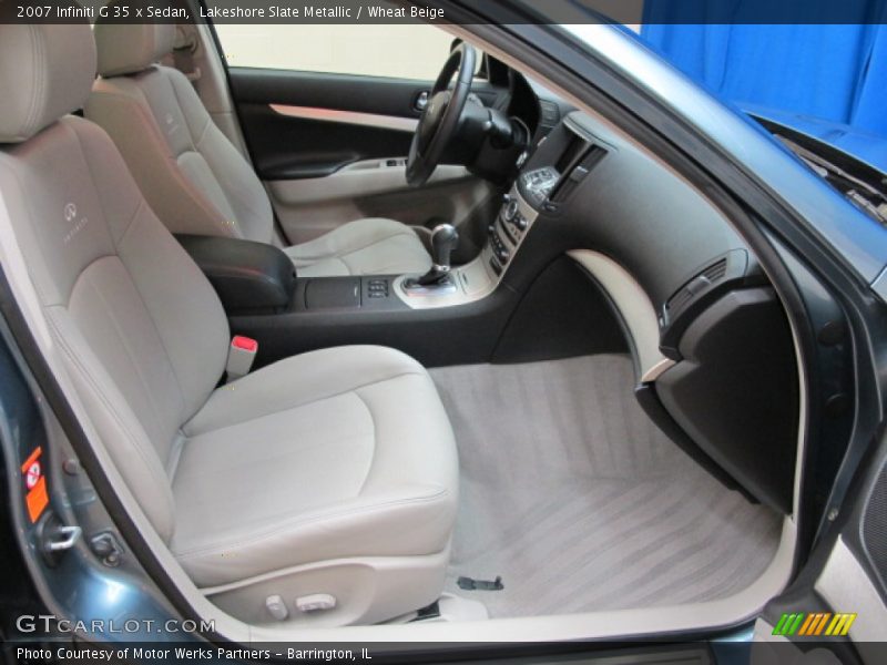 Lakeshore Slate Metallic / Wheat Beige 2007 Infiniti G 35 x Sedan