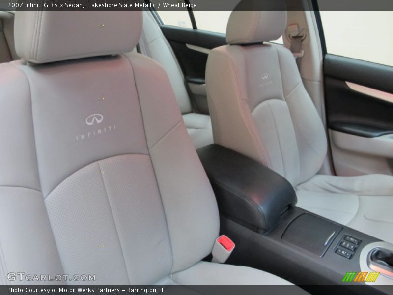 Lakeshore Slate Metallic / Wheat Beige 2007 Infiniti G 35 x Sedan