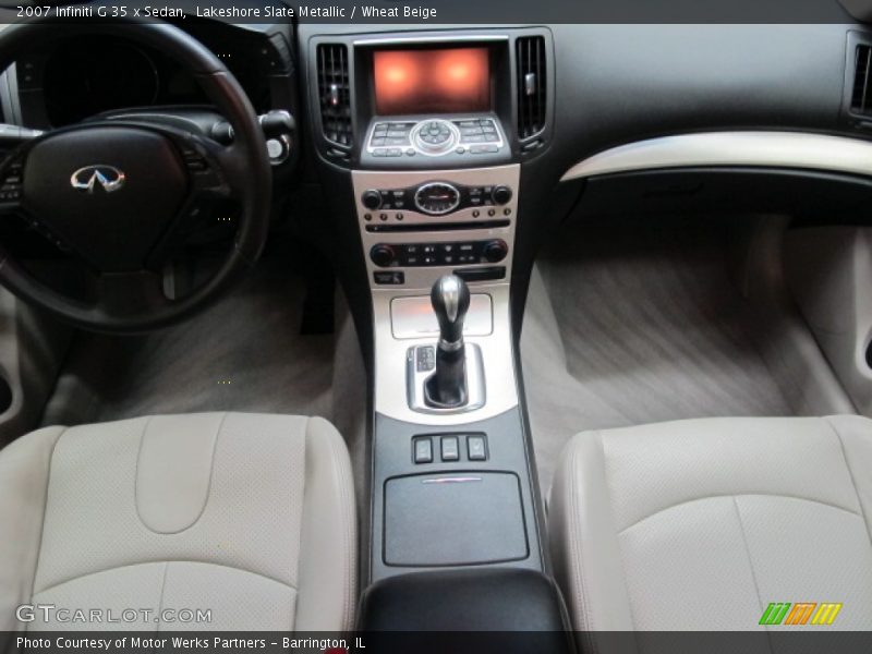 Lakeshore Slate Metallic / Wheat Beige 2007 Infiniti G 35 x Sedan