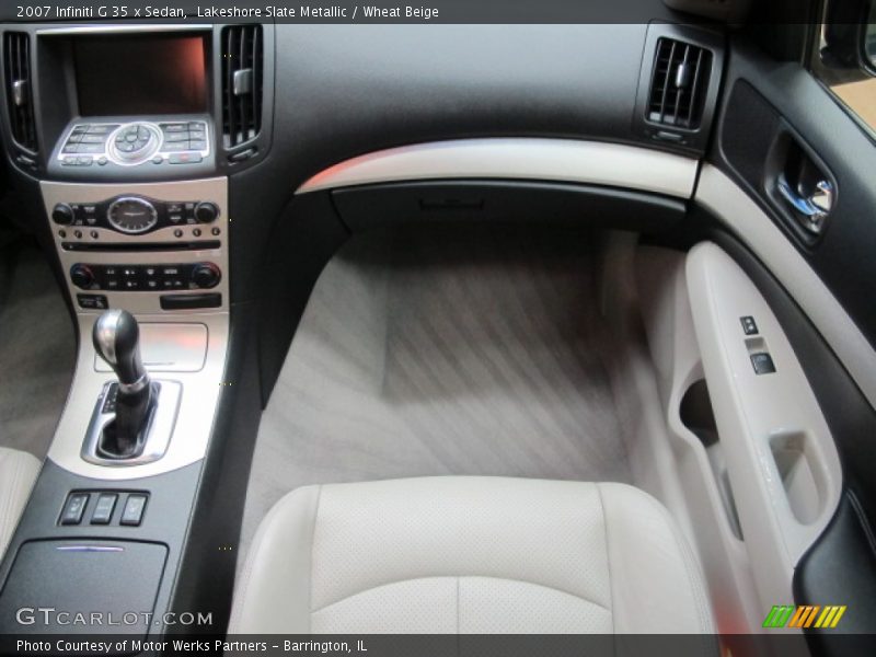 Lakeshore Slate Metallic / Wheat Beige 2007 Infiniti G 35 x Sedan