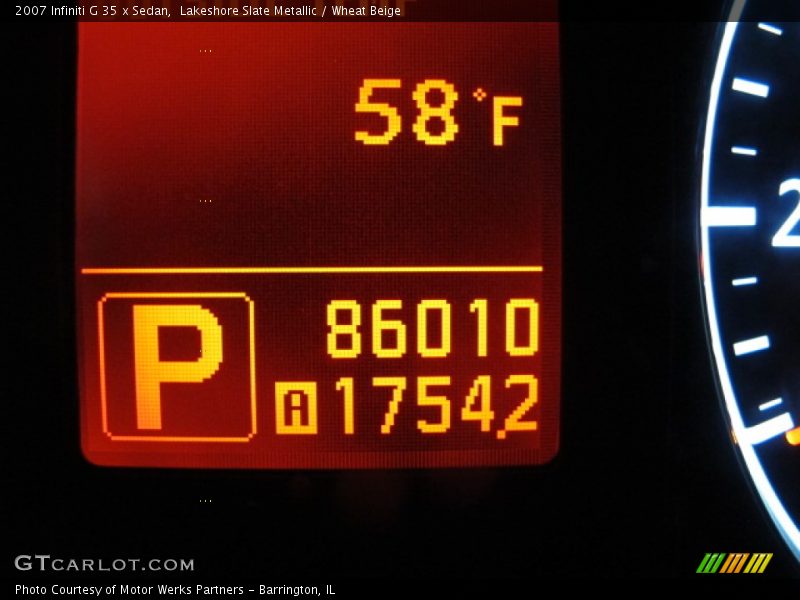 Lakeshore Slate Metallic / Wheat Beige 2007 Infiniti G 35 x Sedan