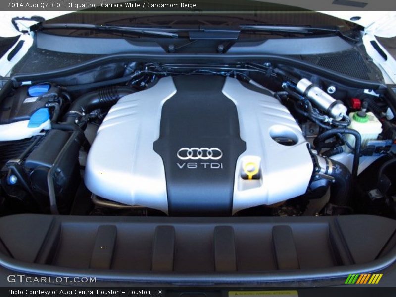 Carrara White / Cardamom Beige 2014 Audi Q7 3.0 TDI quattro