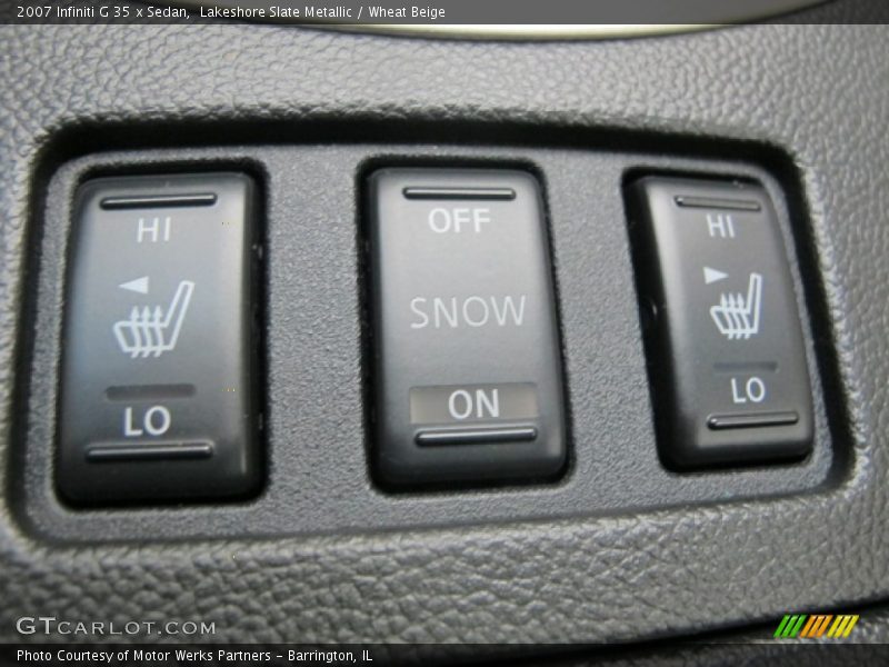 Lakeshore Slate Metallic / Wheat Beige 2007 Infiniti G 35 x Sedan