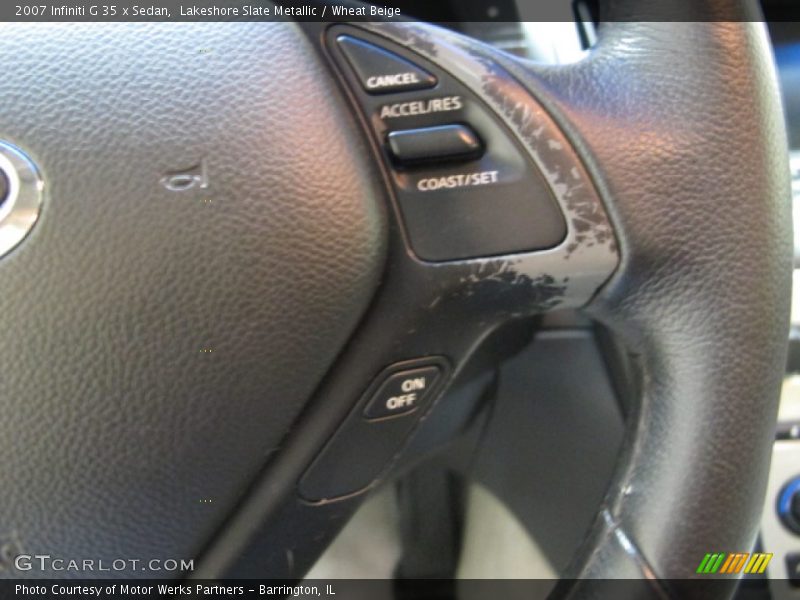 Lakeshore Slate Metallic / Wheat Beige 2007 Infiniti G 35 x Sedan