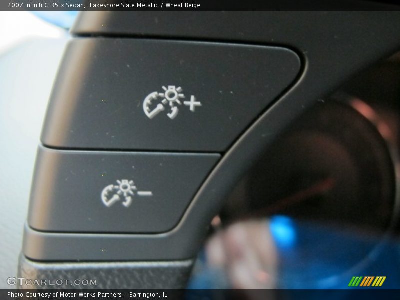 Lakeshore Slate Metallic / Wheat Beige 2007 Infiniti G 35 x Sedan