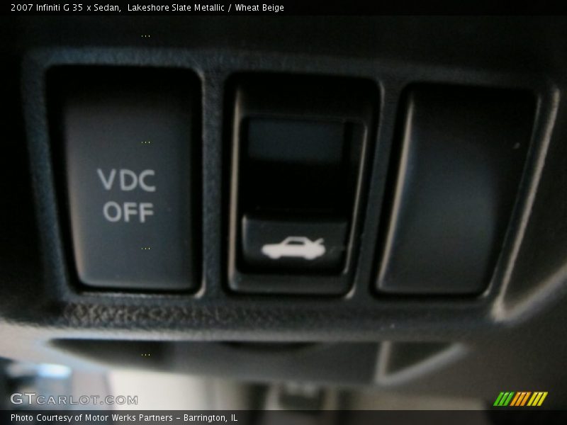 Lakeshore Slate Metallic / Wheat Beige 2007 Infiniti G 35 x Sedan