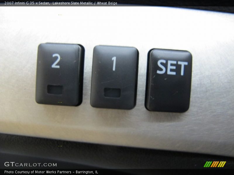 Lakeshore Slate Metallic / Wheat Beige 2007 Infiniti G 35 x Sedan