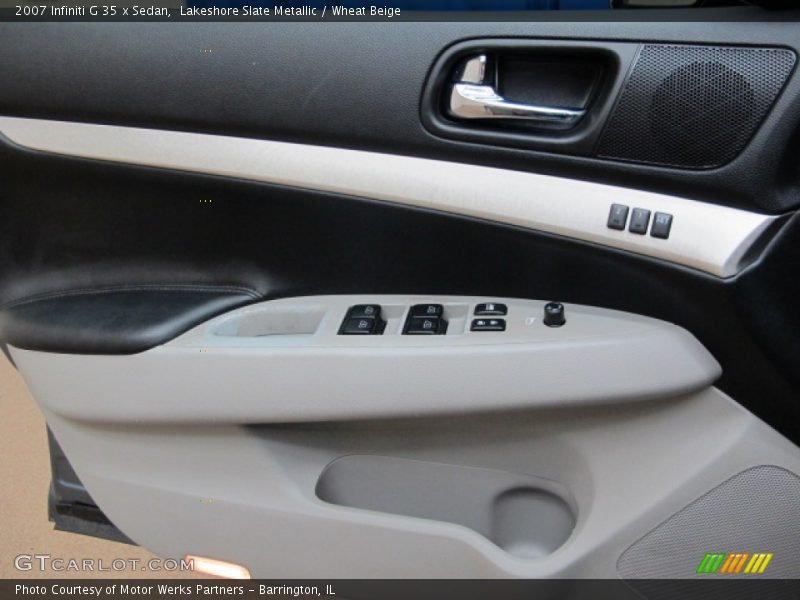 Lakeshore Slate Metallic / Wheat Beige 2007 Infiniti G 35 x Sedan