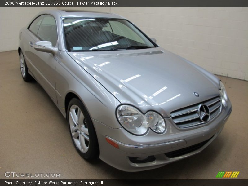 Pewter Metallic / Black 2006 Mercedes-Benz CLK 350 Coupe