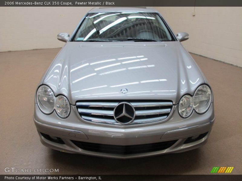 Pewter Metallic / Black 2006 Mercedes-Benz CLK 350 Coupe