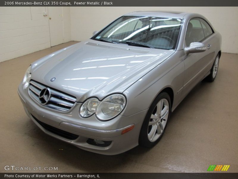 Pewter Metallic / Black 2006 Mercedes-Benz CLK 350 Coupe