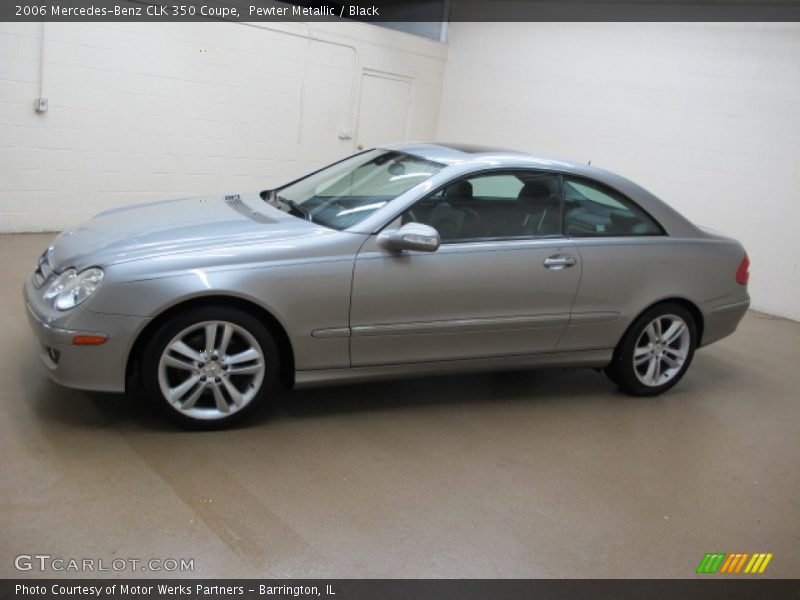 Pewter Metallic / Black 2006 Mercedes-Benz CLK 350 Coupe