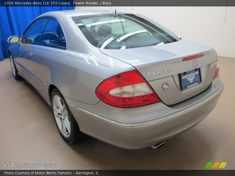 Pewter Metallic / Black 2006 Mercedes-Benz CLK 350 Coupe