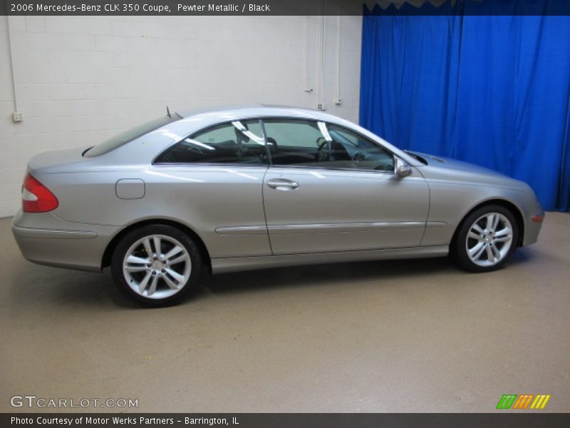 Pewter Metallic / Black 2006 Mercedes-Benz CLK 350 Coupe