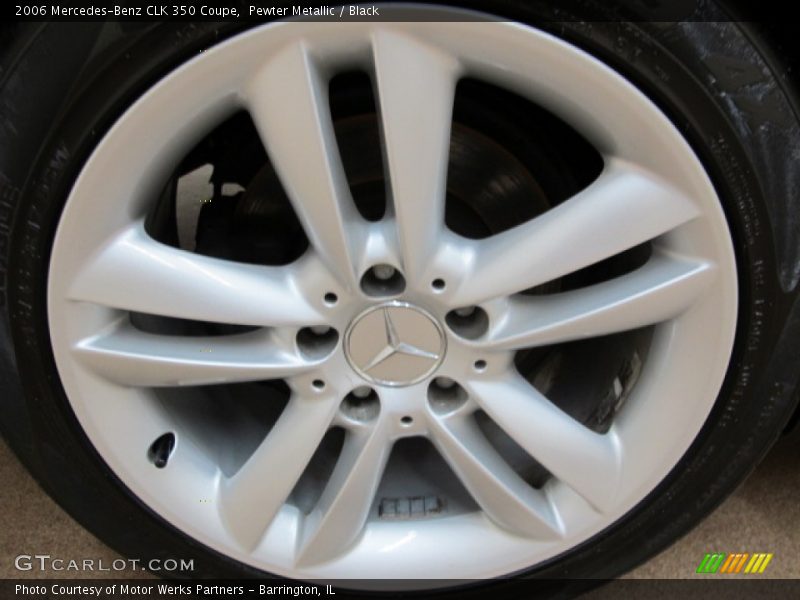 Pewter Metallic / Black 2006 Mercedes-Benz CLK 350 Coupe