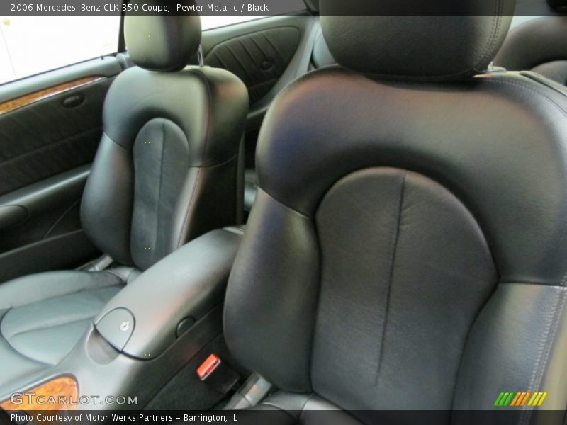 Pewter Metallic / Black 2006 Mercedes-Benz CLK 350 Coupe