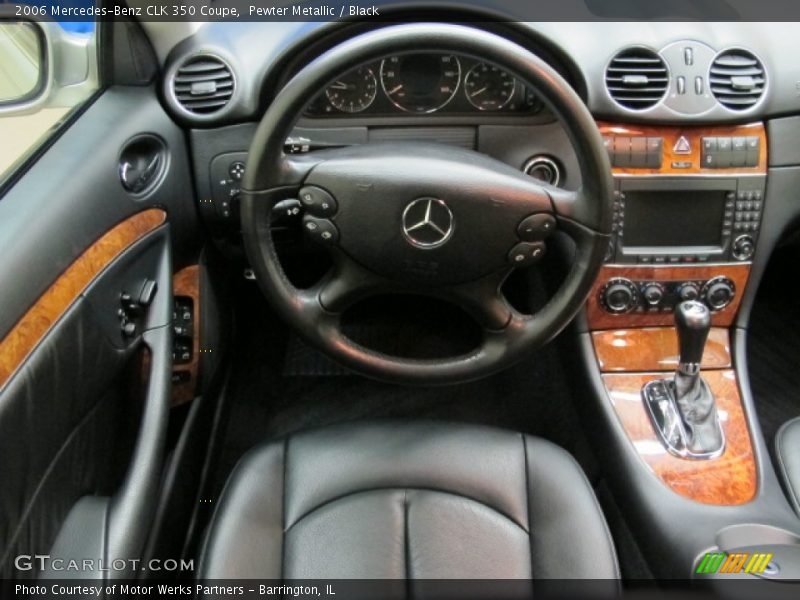 Pewter Metallic / Black 2006 Mercedes-Benz CLK 350 Coupe