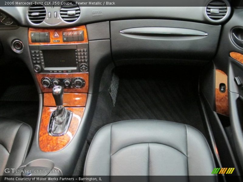 Pewter Metallic / Black 2006 Mercedes-Benz CLK 350 Coupe