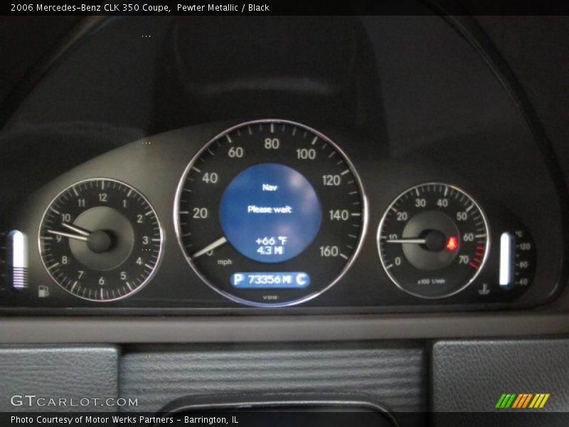 Pewter Metallic / Black 2006 Mercedes-Benz CLK 350 Coupe