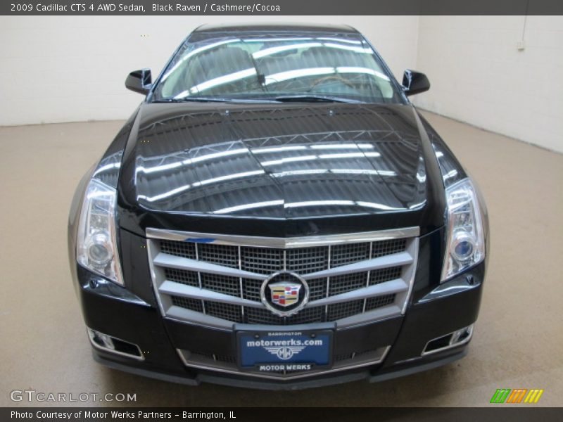 Black Raven / Cashmere/Cocoa 2009 Cadillac CTS 4 AWD Sedan