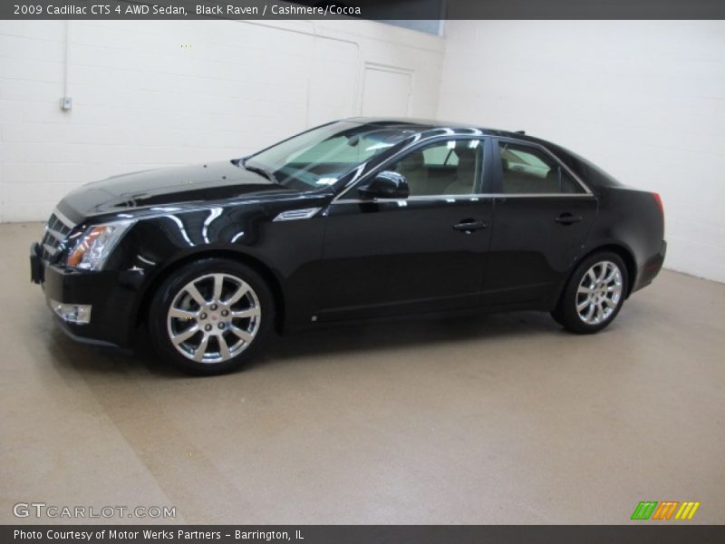 Black Raven / Cashmere/Cocoa 2009 Cadillac CTS 4 AWD Sedan