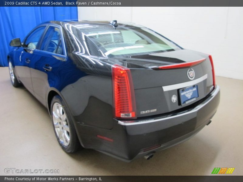 Black Raven / Cashmere/Cocoa 2009 Cadillac CTS 4 AWD Sedan