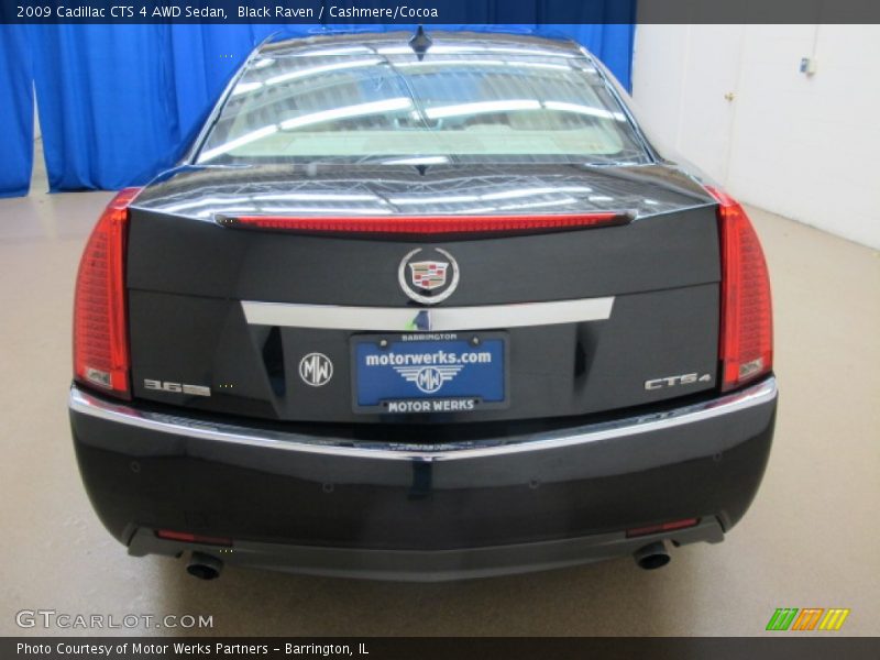 Black Raven / Cashmere/Cocoa 2009 Cadillac CTS 4 AWD Sedan