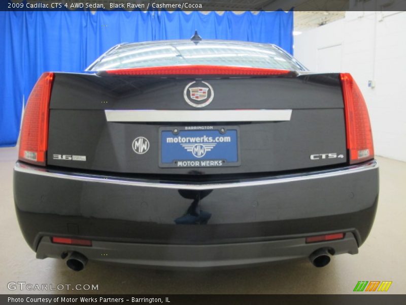 Black Raven / Cashmere/Cocoa 2009 Cadillac CTS 4 AWD Sedan