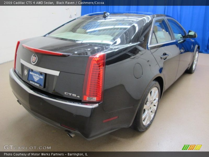 Black Raven / Cashmere/Cocoa 2009 Cadillac CTS 4 AWD Sedan