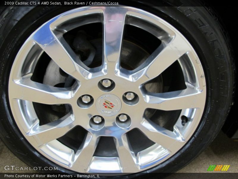 Black Raven / Cashmere/Cocoa 2009 Cadillac CTS 4 AWD Sedan