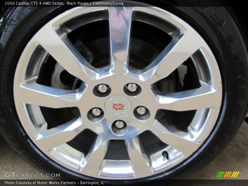Black Raven / Cashmere/Cocoa 2009 Cadillac CTS 4 AWD Sedan