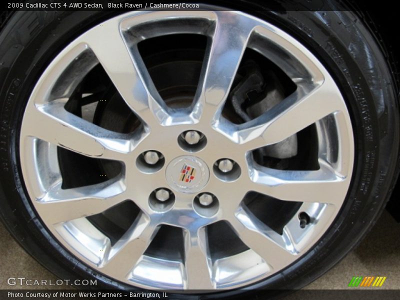 Black Raven / Cashmere/Cocoa 2009 Cadillac CTS 4 AWD Sedan